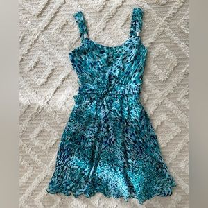 WHBM Multicolor Size 00 Fit & Flare Dress